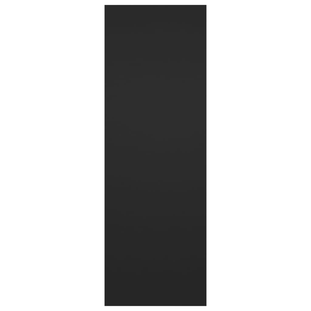 vidaXL Έπιπλα Τηλεόρασης 2 τεμ. Μαύρα 30,5x30x90 εκ. από Επεξ. Ξύλο