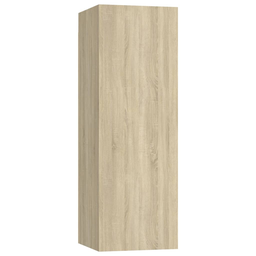 vidaXL Έπιπλο Τηλεόρασης 2 τεμ. Sonoma Δρυς 30,5x30x90 εκ. Επεξ. Ξύλο