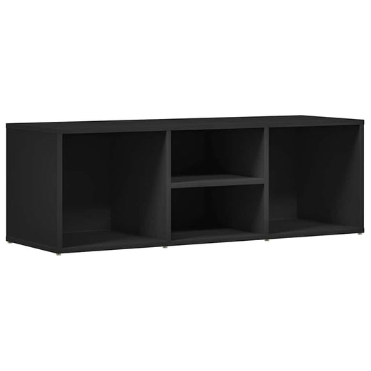 vidaXL Πάγκος Αποθήκευσης Παπουτσιών Μαύρος 105x35x35 εκ. Επεξ. Ξύλο