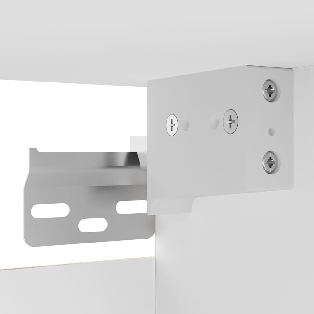 vidaXL Έπιπλο Τηλεόρασης Κρεμαστό Λευκό 30,5 x 30 x 30 εκ.