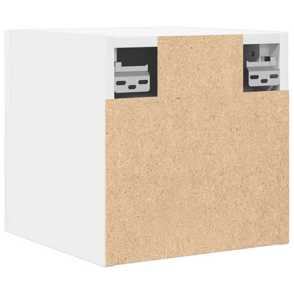 vidaXL Έπιπλα Τηλεόρασης Κρ. 4 τεμ. Λευκά 30,5x30x30εκ από Επεξ. Ξύλο