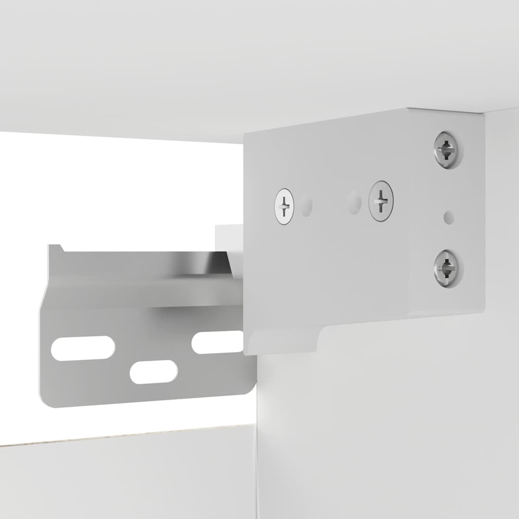 vidaXL Έπιπλα Τηλεόρασης Κρ. 4 τεμ. Λευκά 30,5x30x30εκ από Επεξ. Ξύλο