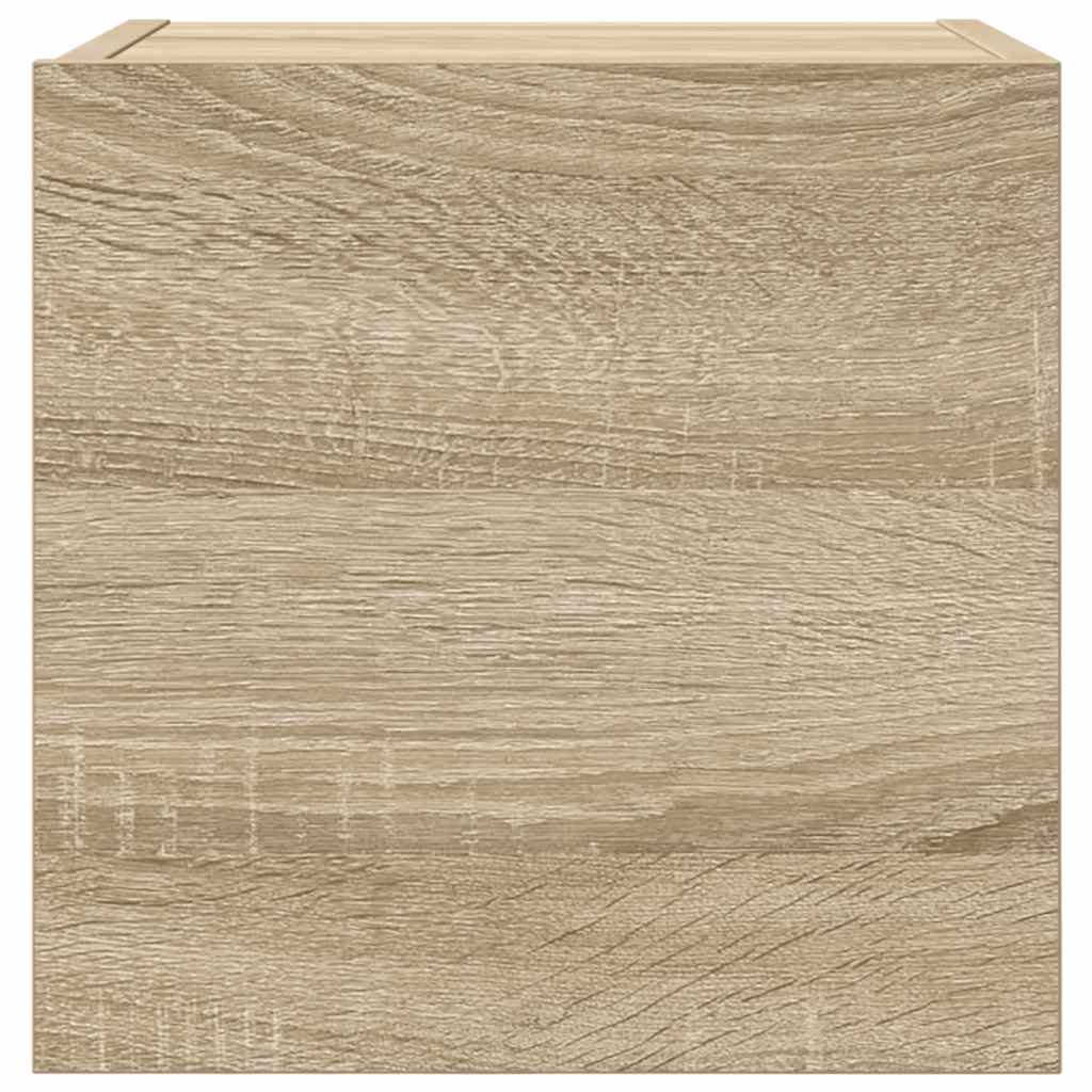 vidaXL Έπιπλα Τηλεόρασης Κρεμαστά 4 τεμ. Sonoma Δρυς 30,5x30x30 εκ.