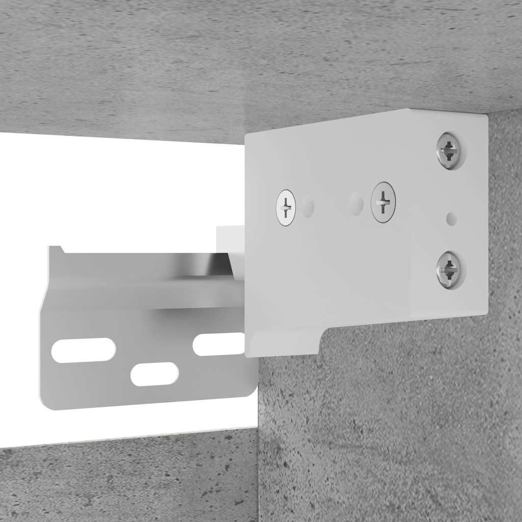 vidaXL Έπιπλα Τηλεόρασης Κρεμαστά 4 τεμ. Γκρι Σκυρ. 30,5 x 30 x 30 εκ.