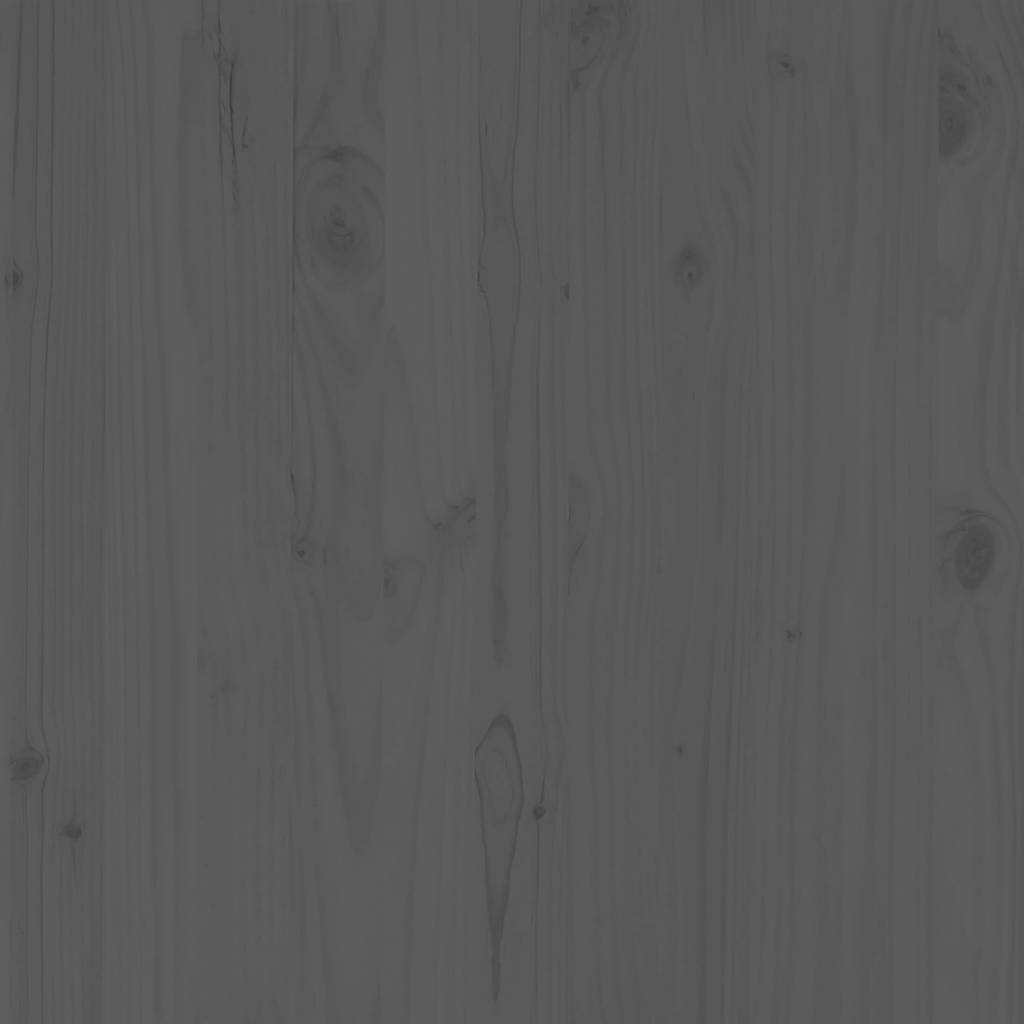 vidaXL Σαλόνι Κήπου Γκρι Σετ 2 Τεμαχίων από Μασίφ Ξύλο Πεύκου