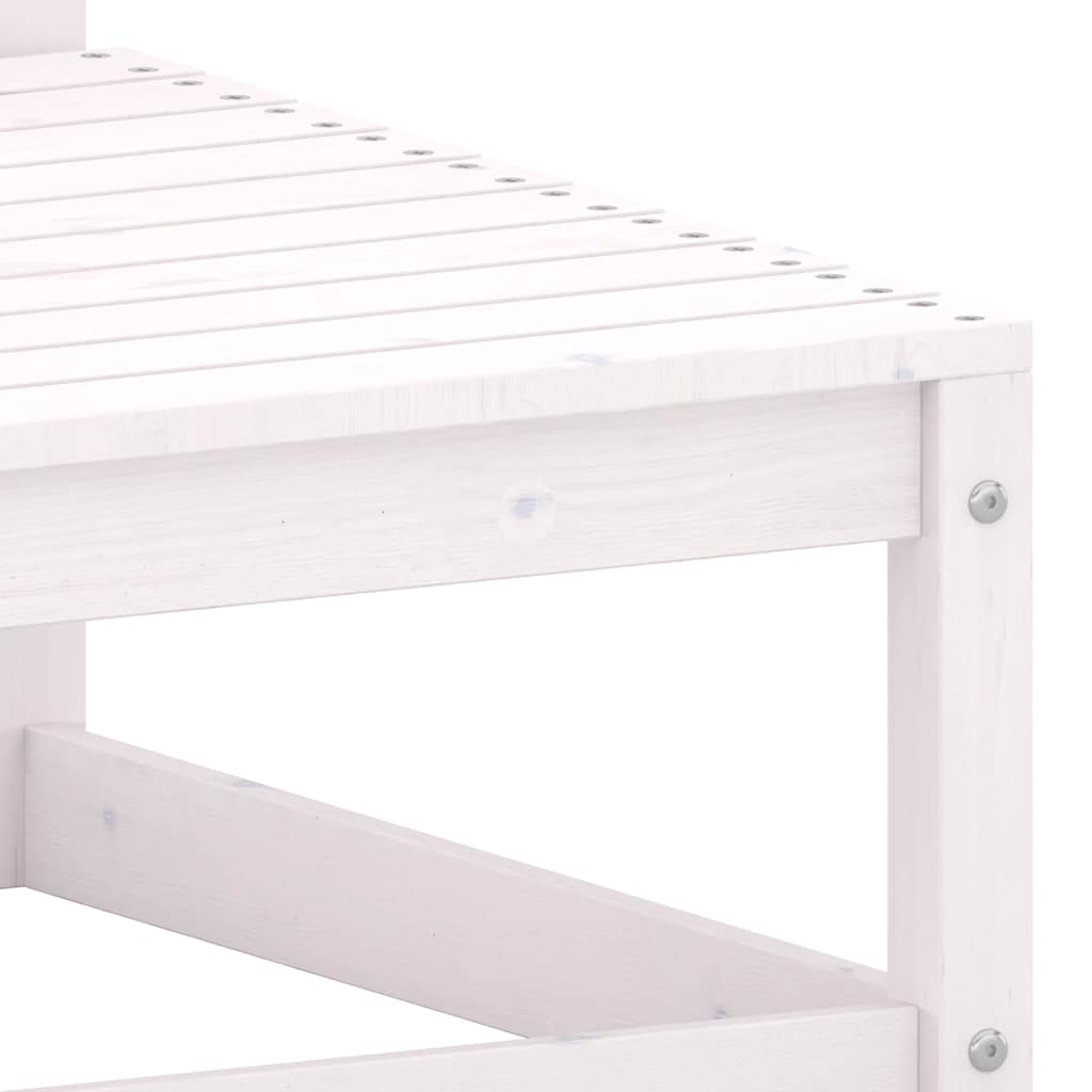 vidaXL Καναπές Κήπου Γωνιακός Ξύλο Πεύκου με Ανθρακί Μαξιλάρια