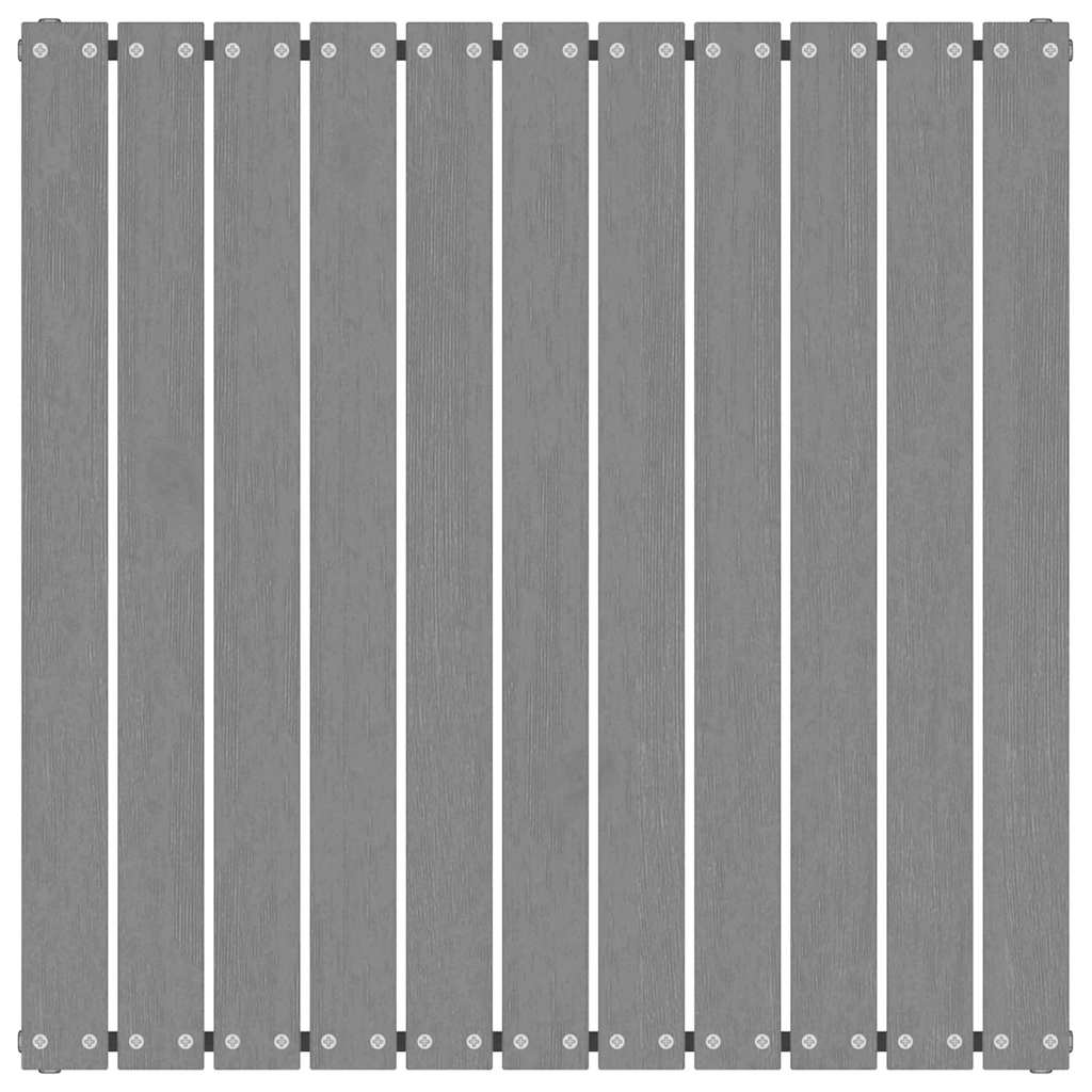 vidaXL Υποπόδιο Κήπου Γκρι από Μασίφ Ξύλο Πεύκου με Μαξιλάρι