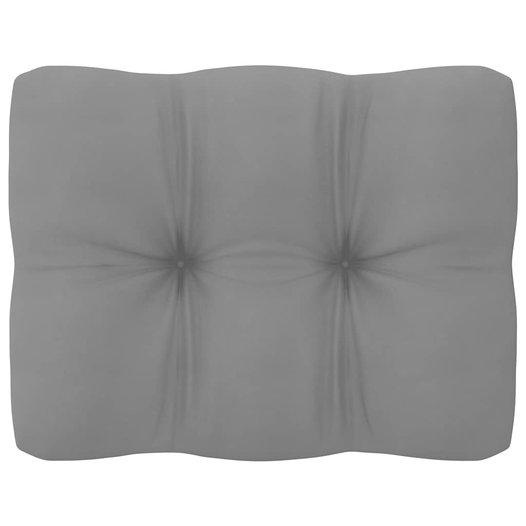 vidaXL Καναπές Κήπου Διθέσιος από Μασίφ Ξύλο Πεύκου με Μαξιλάρια