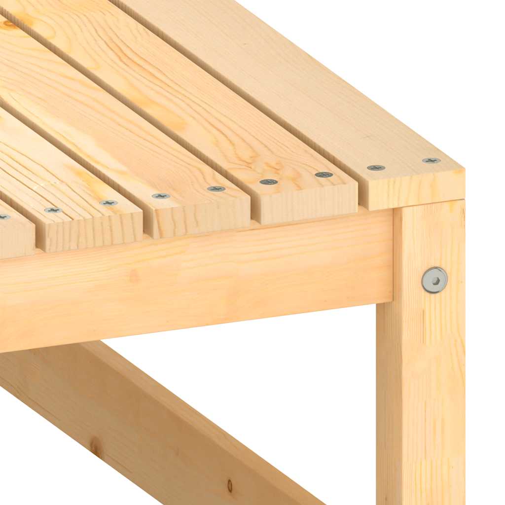 vidaXL Σαλόνι Κήπου Σετ 2 Τεμαχίων από Μασίφ Ξύλο Πεύκου & Μαξιλάρια