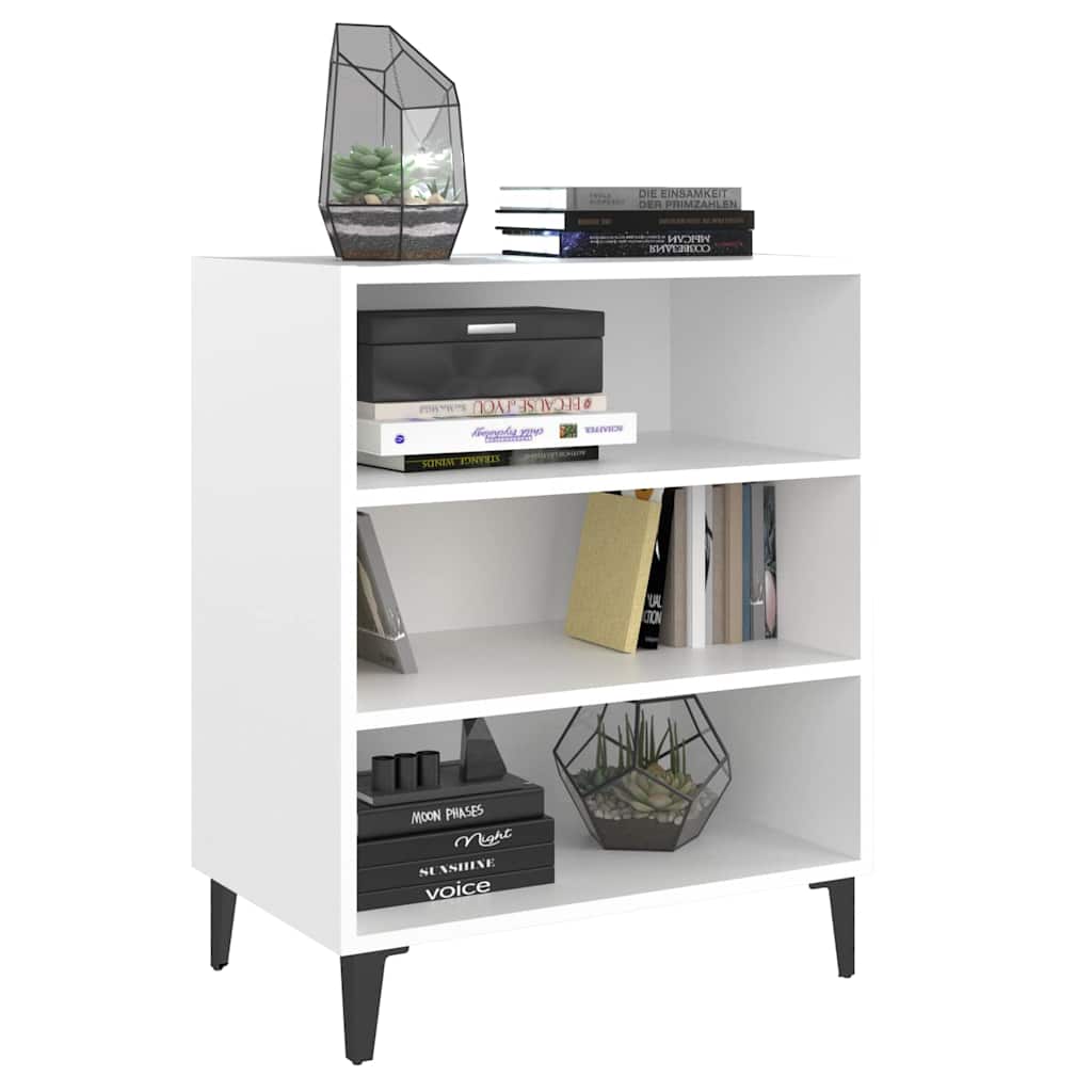 vidaXL Ραφιέρα Λευκή 57 x 35 x 70 εκ. από Μοριοσανίδα