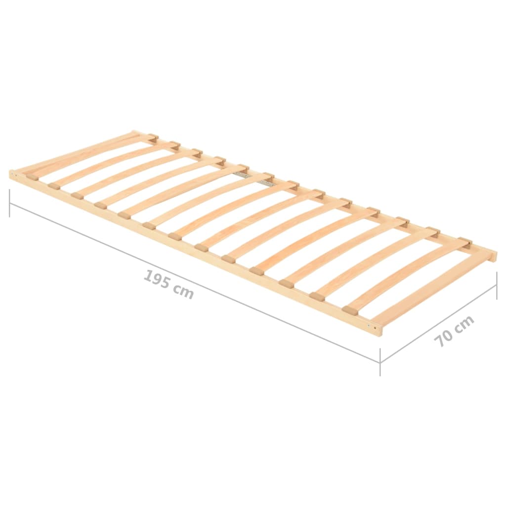 vidaXL Τελάρο Κρεβατιού με 13 Σανίδες 70 x 200 εκ.