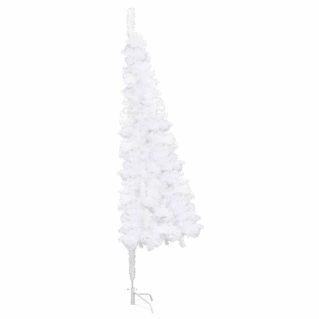 vidaXL Τεχνητά χριστουγεννιάτικα δέντρα PVC, Steel White