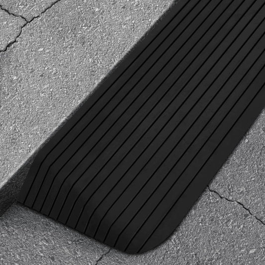 vidaXL Ράμπα Πεζοδρομίου / Πόρτας 110 x 41 x 5 εκ. από Καουτσούκ
