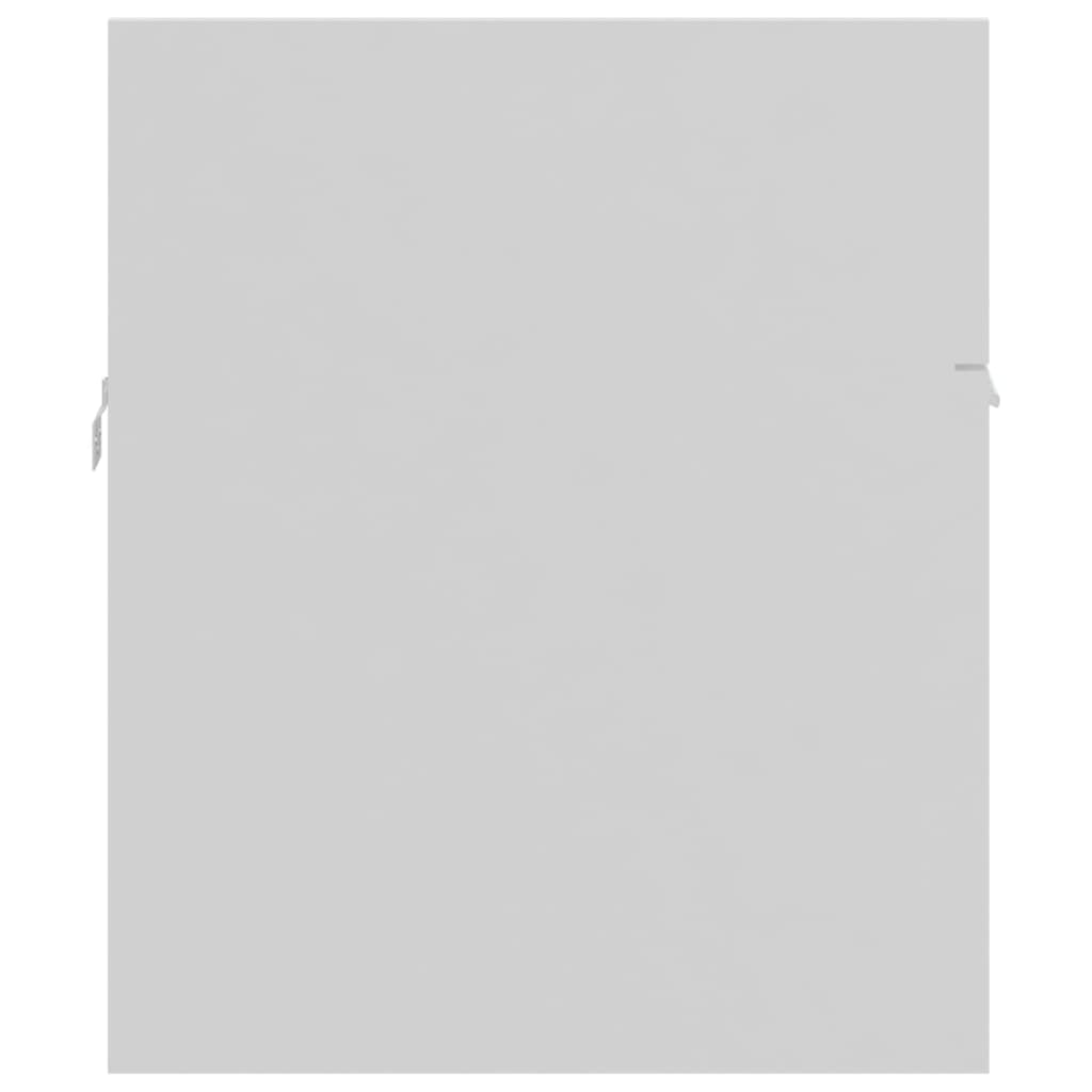 vidaXL Σετ Επίπλων Μπάνιου Λευκό από Επεξ. Ξύλο