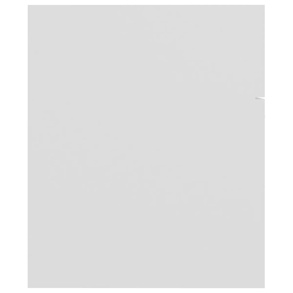 vidaXL Σετ Επίπλων Μπάνιου Λευκό από Επεξεργασμένο Ξύλο