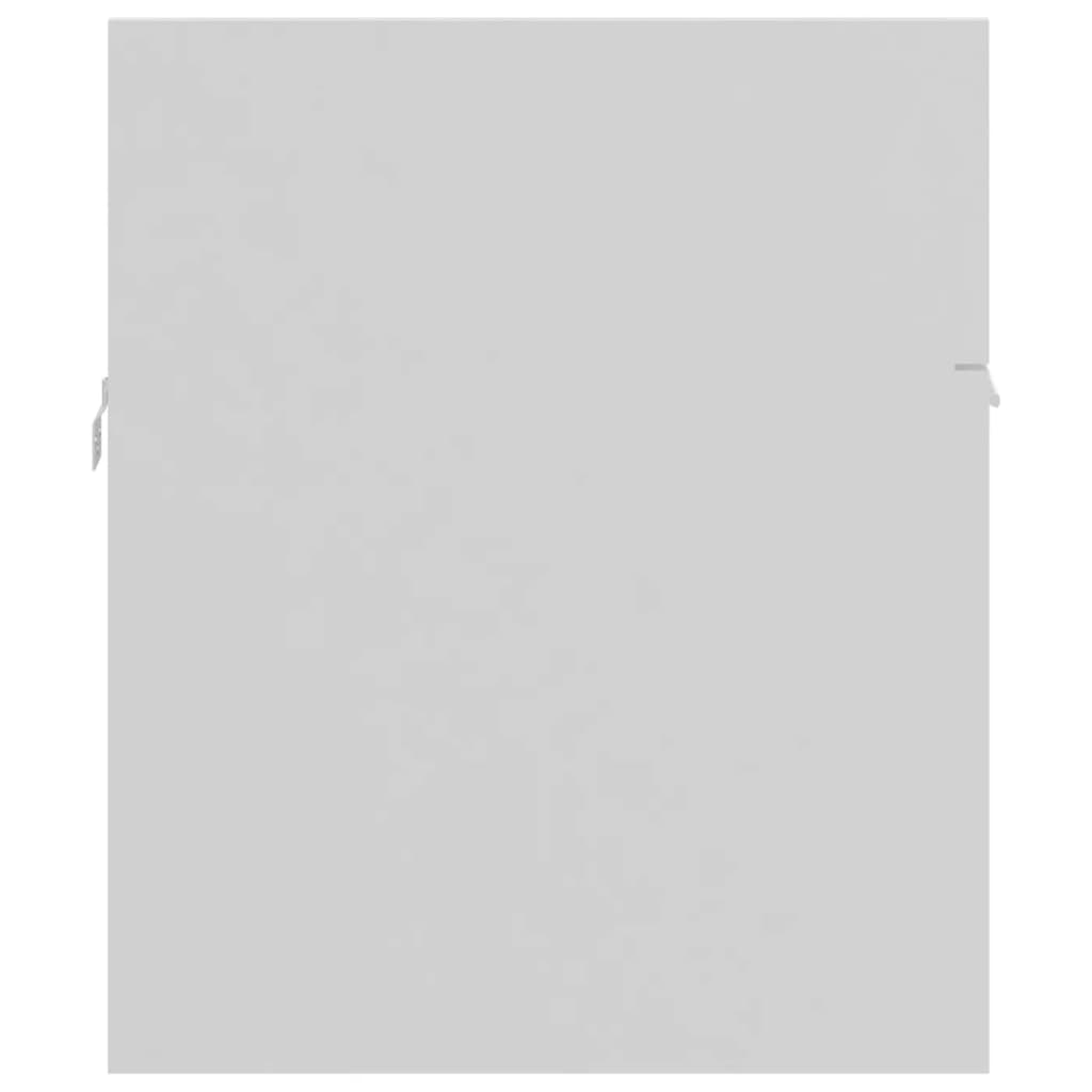 vidaXL Σετ Επίπλων Μπάνιου Λευκό από Επεξ. Ξύλο