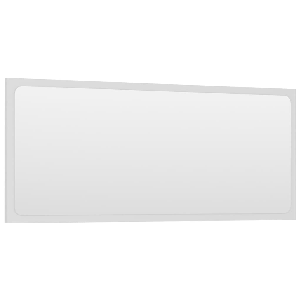 vidaXL Σετ Επίπλων Μπάνιου Λευκό από Επεξ. Ξύλο