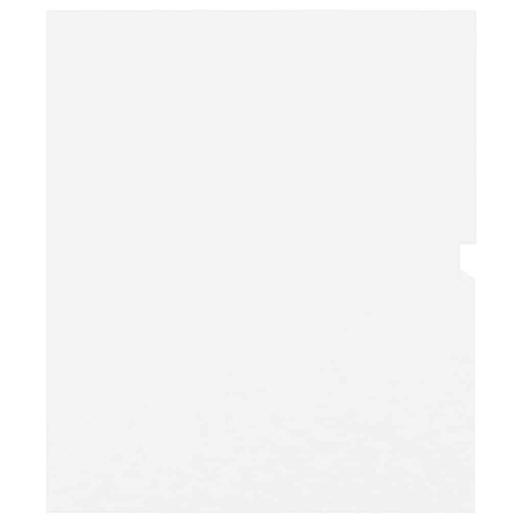 vidaXL Ντουλάπι Μπάνιου με Νιπτήρα Λευκό από Επεξ. Ξύλο