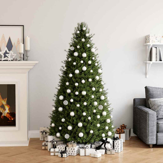 vidaXL Σετ Μπάλες Χριστουγεννιάτικες 100 Τεμάχια Λευκές