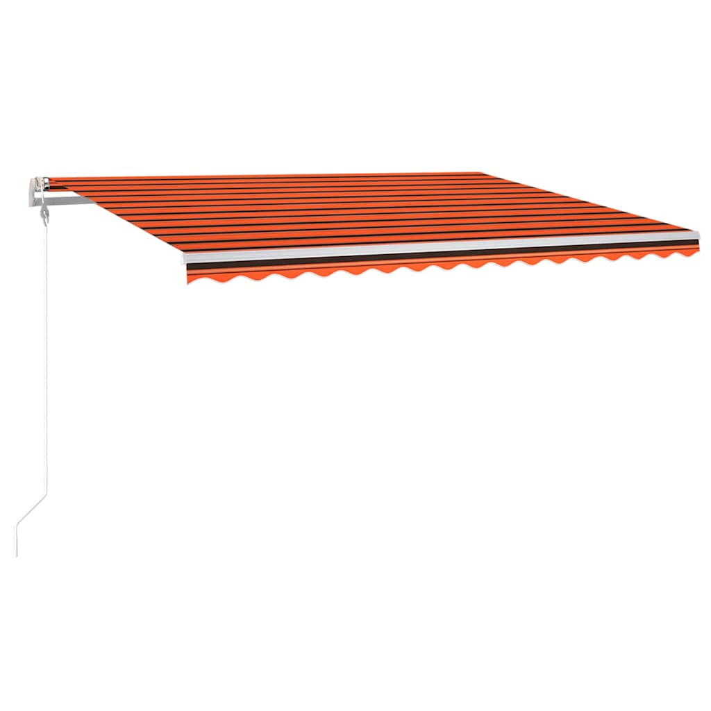 vidaXL Ηλεκτρική τέντα με LED και αισθητήρα 4 x 3 m