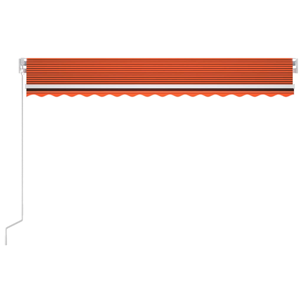 vidaXL Ηλεκτρική τέντα με LED και αισθητήρα 4 x 3 m