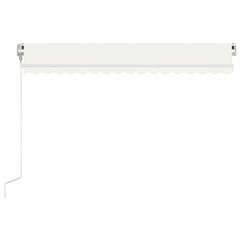 vidaXL Τέντα Συρόμενη Αυτόματη Κρεμ 450 x 300 εκ.