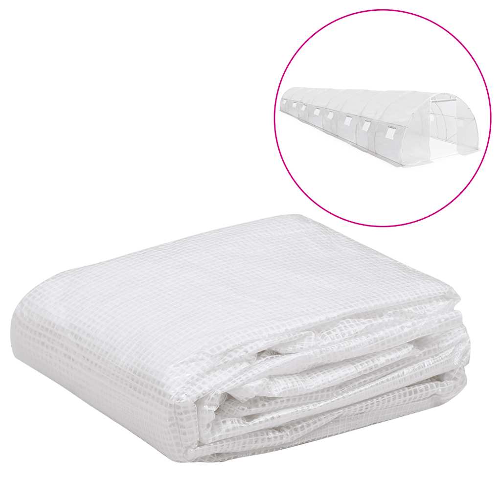 vidaXL Κάλυμμα Θερμοκηπίου Ανταλλακτικό Διάφανο (36 μ²) 3x12x2 μ.