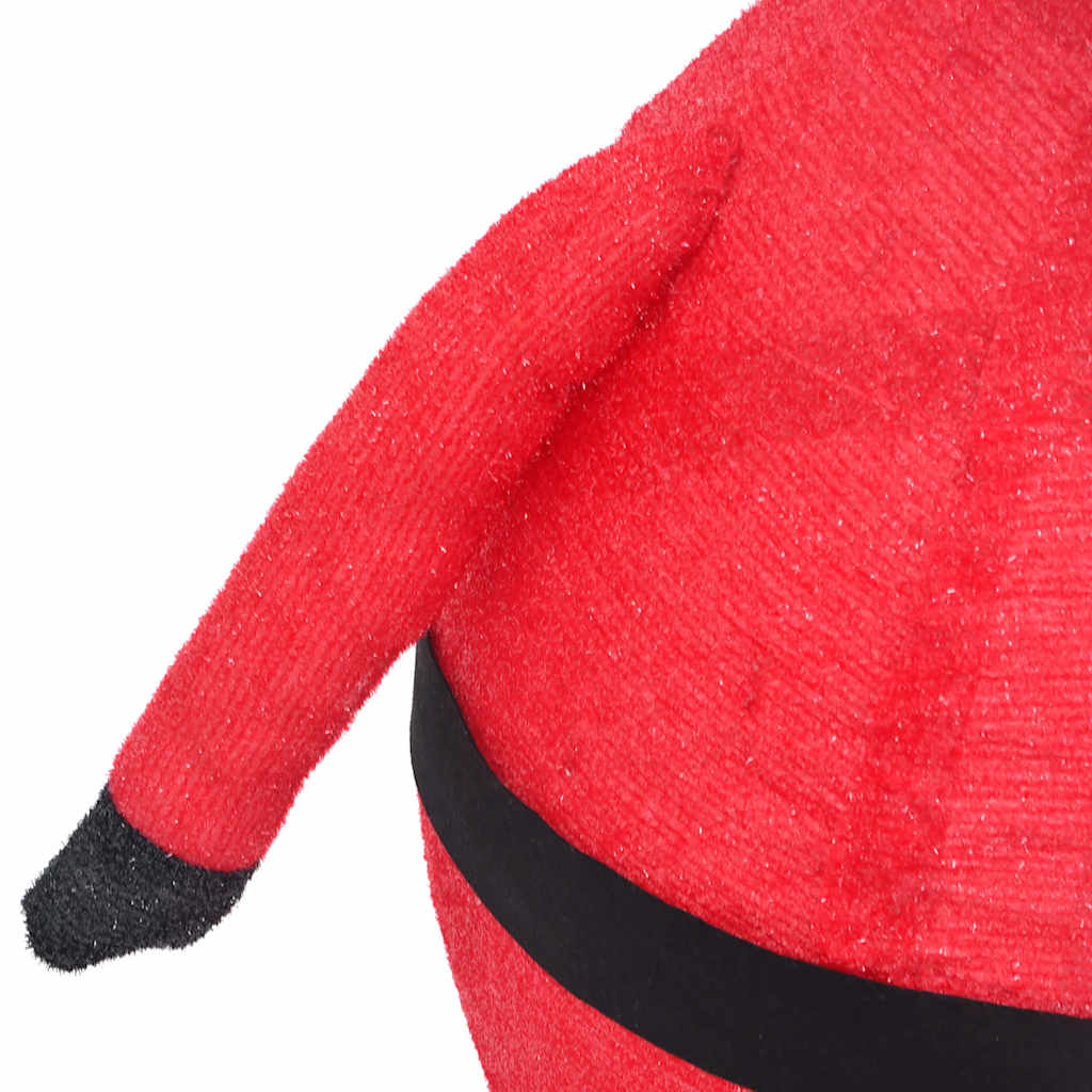 vidaXL Άγιος Βασίλης Χριστουγ. Φιγούρα LED 60 εκ. Πολυτελές Ύφασμα