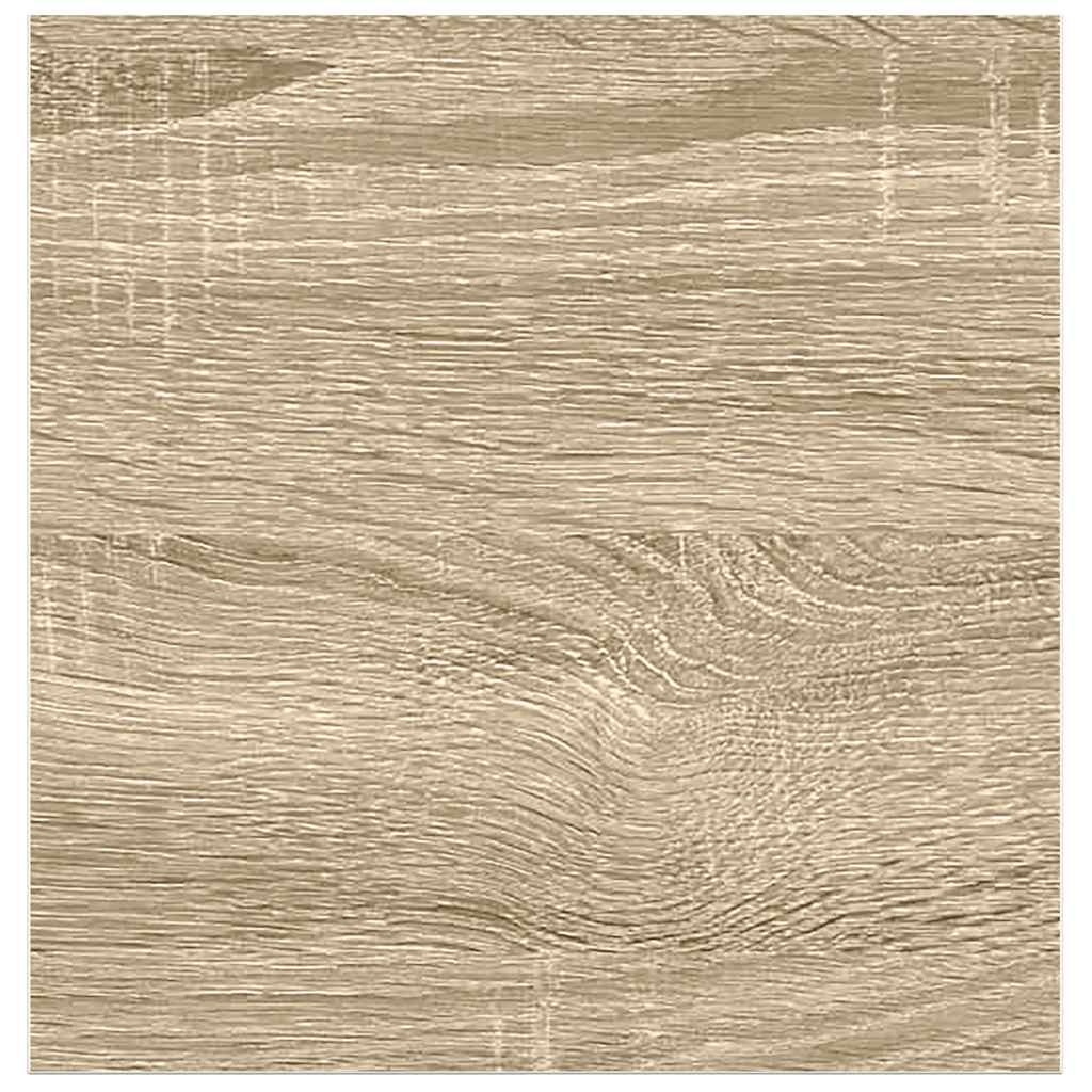 vidaXL Ράφι Τοίχου Δρυς και Άσπρο 23 x 23,5 x 3,8 εκ. από MDF