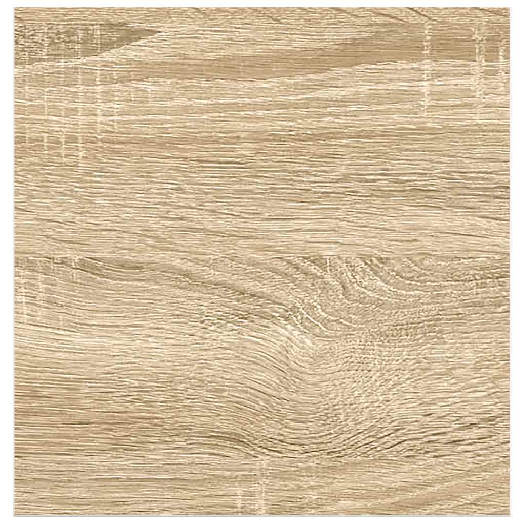 vidaXL Ράφια Τοίχου 2 τεμ. Δρυς και Άσπρο 23x23,5x3,8 εκ. MDF