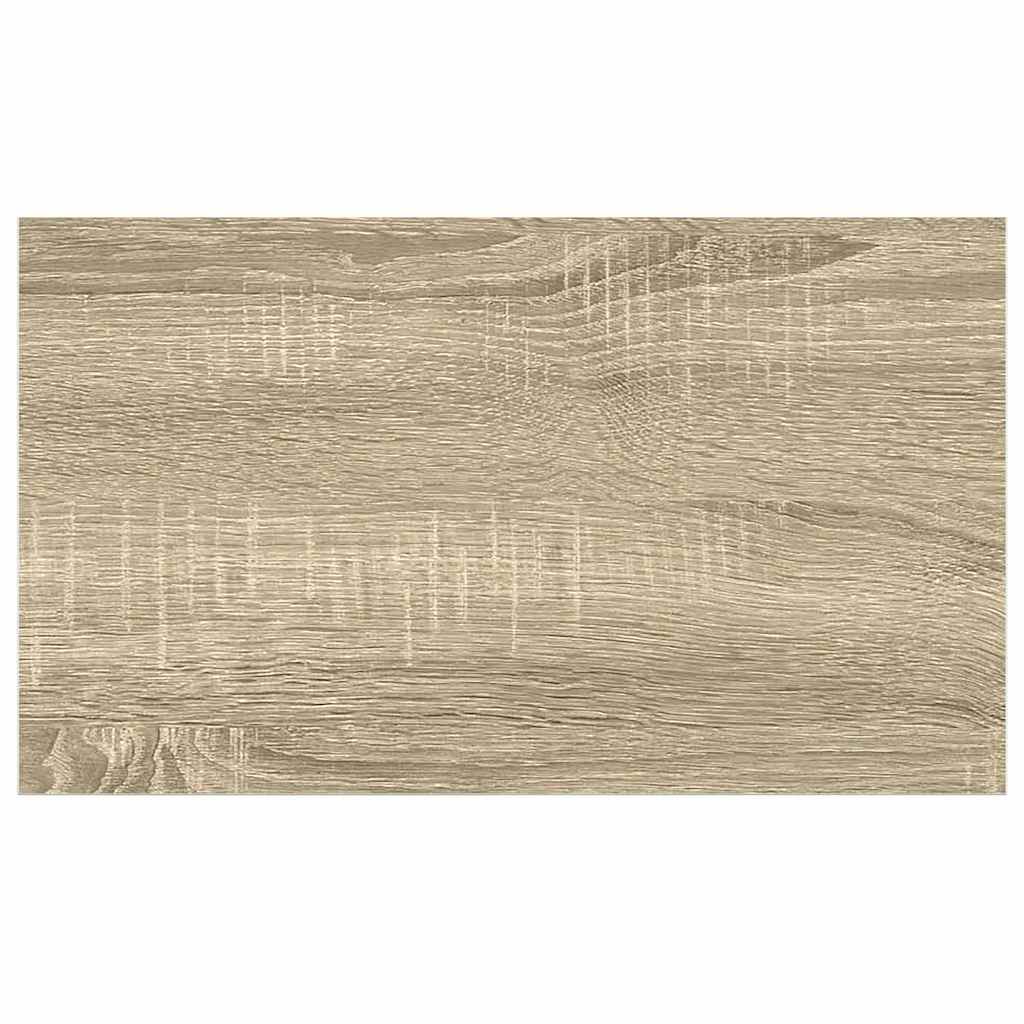 vidaXL Ράφια Τοίχου 4 τεμ. Δρυς/Άσπρο 40x23,5x3,8 εκ. MDF