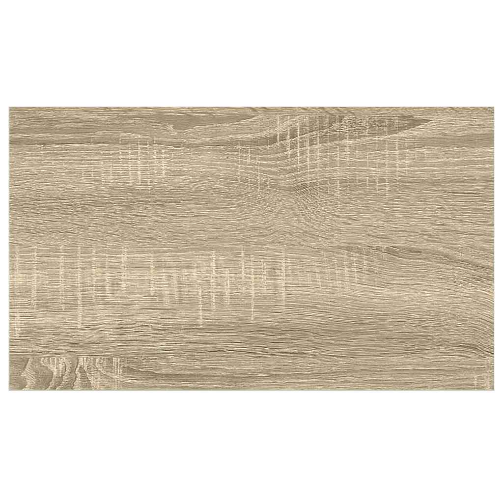 vidaXL Ράφια Τοίχου 4 τεμ. Δρυς/Άσπρο 50x23,5x3,8 εκ. MDF