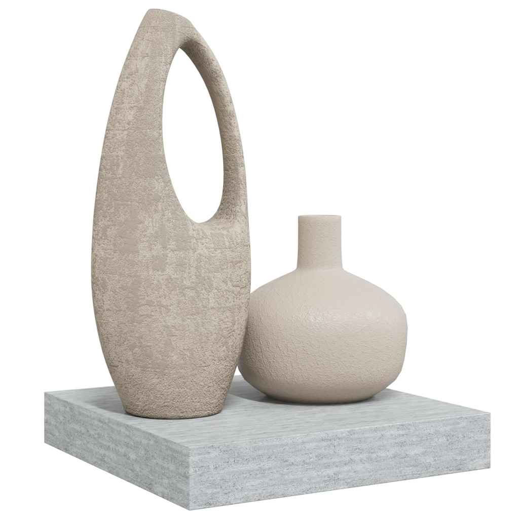 vidaXL Ράφι Τοίχου Γκρι Σκυροδέματος 23 x 23,5 x 3,8 εκ. από MDF
