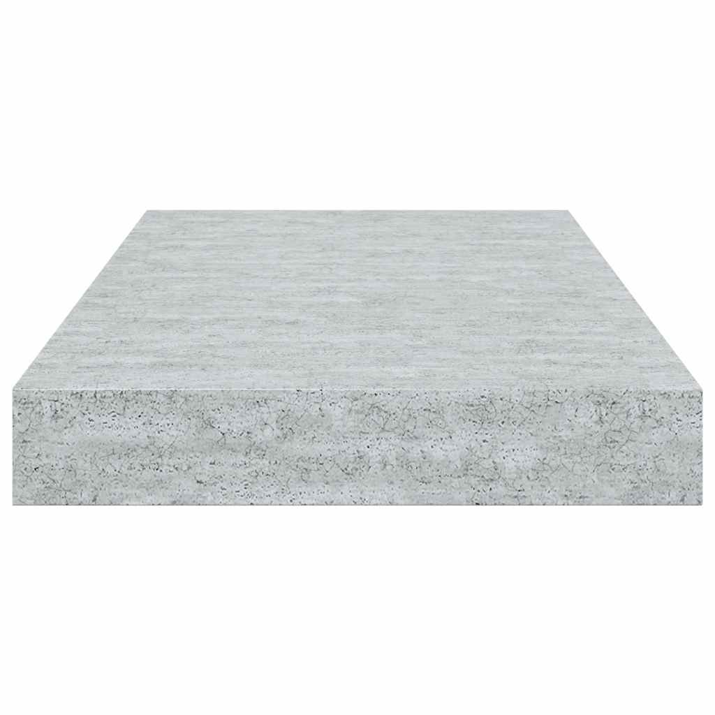 vidaXL Ράφι Τοίχου Γκρι Σκυροδέματος 40x23,5x3,8 εκ. MDF