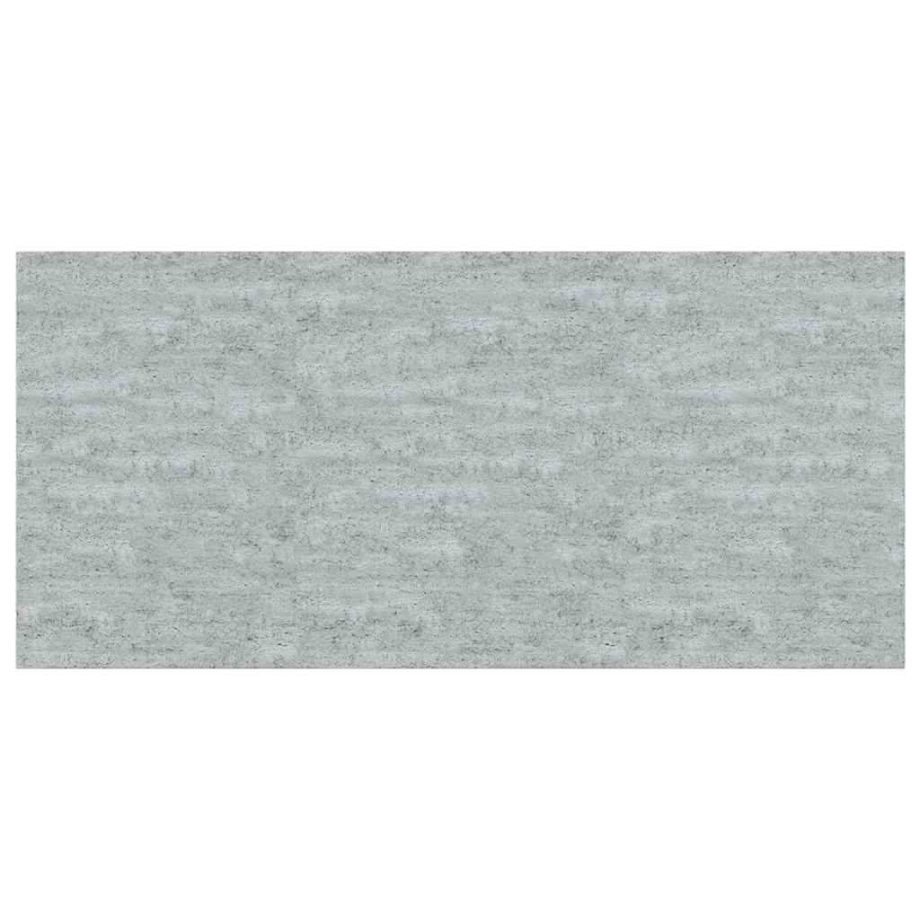 vidaXL Ράφια Τοίχου 2 τεμ. Γκρι Σκυροδέματος 50x23,5x3,8 εκ. MDF
