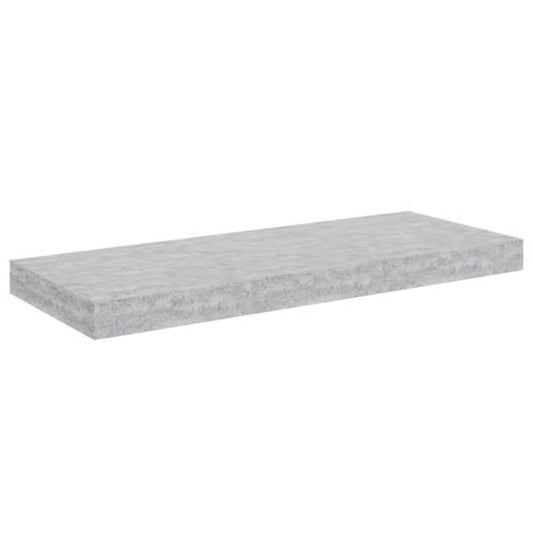vidaXL Ράφι Τοίχου Γκρι Σκυροδέματος 60x23,5x3,8 εκ. από MDF