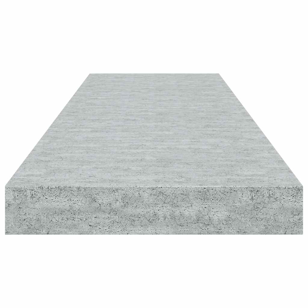 vidaXL Ράφι Τοίχου Γκρι Σκυροδέματος 80x23,5x3,8 εκ. από MDF