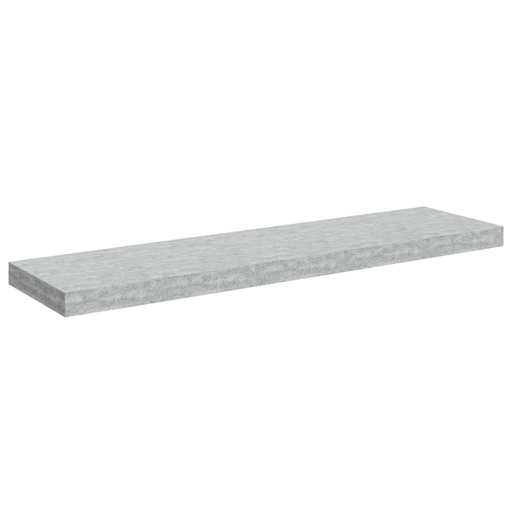 vidaXL Ράφι Τοίχου Γκρι Σκυροδέματος 90 x 23,5 x 3,8 εκ. από MDF