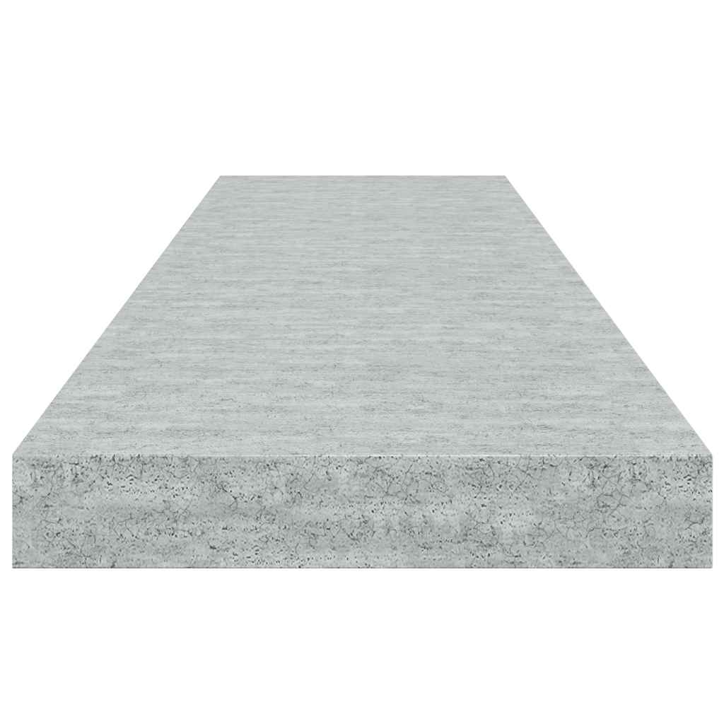 vidaXL Ράφι Τοίχου Γκρι Σκυροδέματος 90 x 23,5 x 3,8 εκ. από MDF