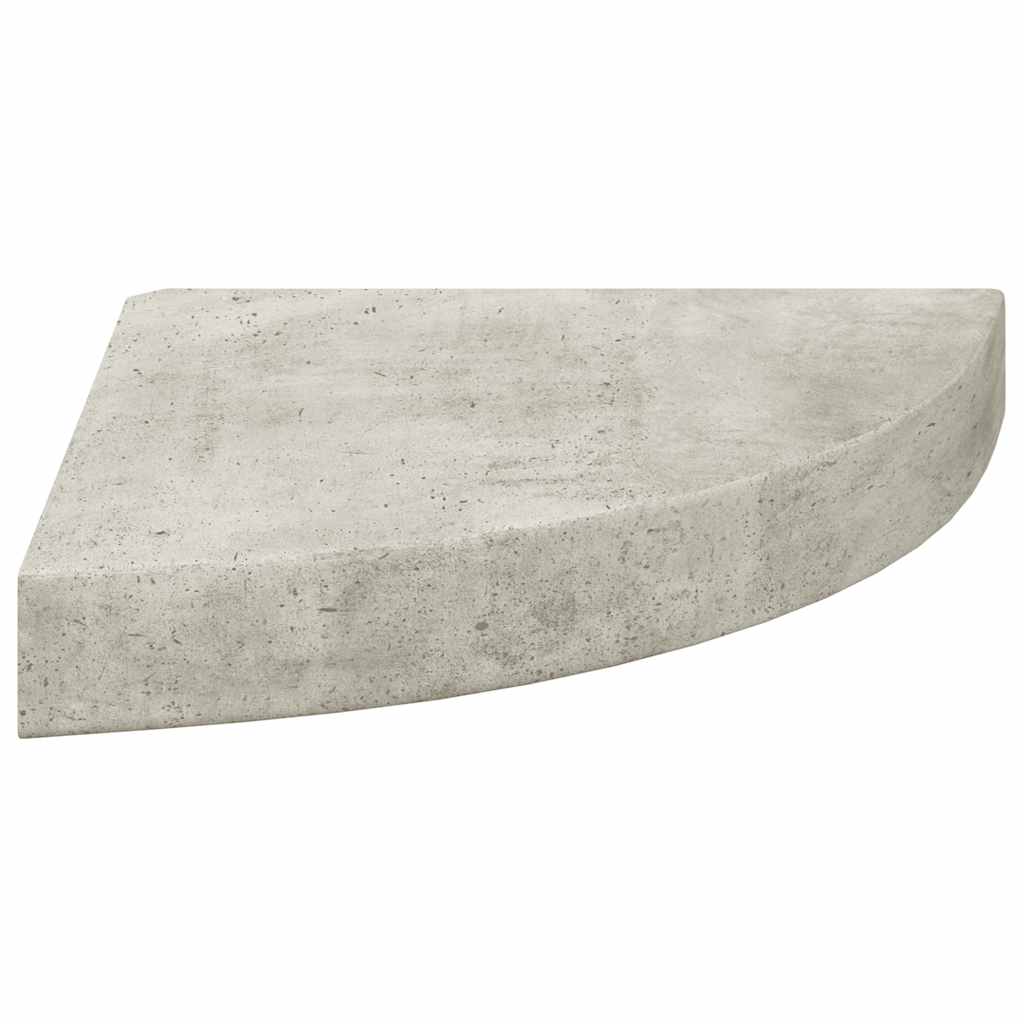 vidaXL Ράφι Τοίχου Γωνιακό Δρυς/Λευκό 25 x 25 x 3,8 εκ από MDF