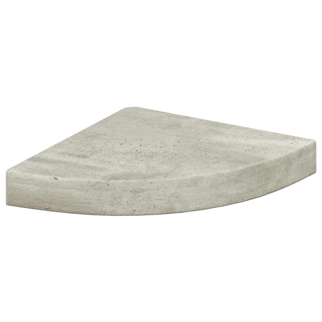 vidaXL Ράφια Τοίχου Γωνιακά 2 τεμ. Δρυς/Λευκό 25 x 25 x 3,8 εκ από MDF