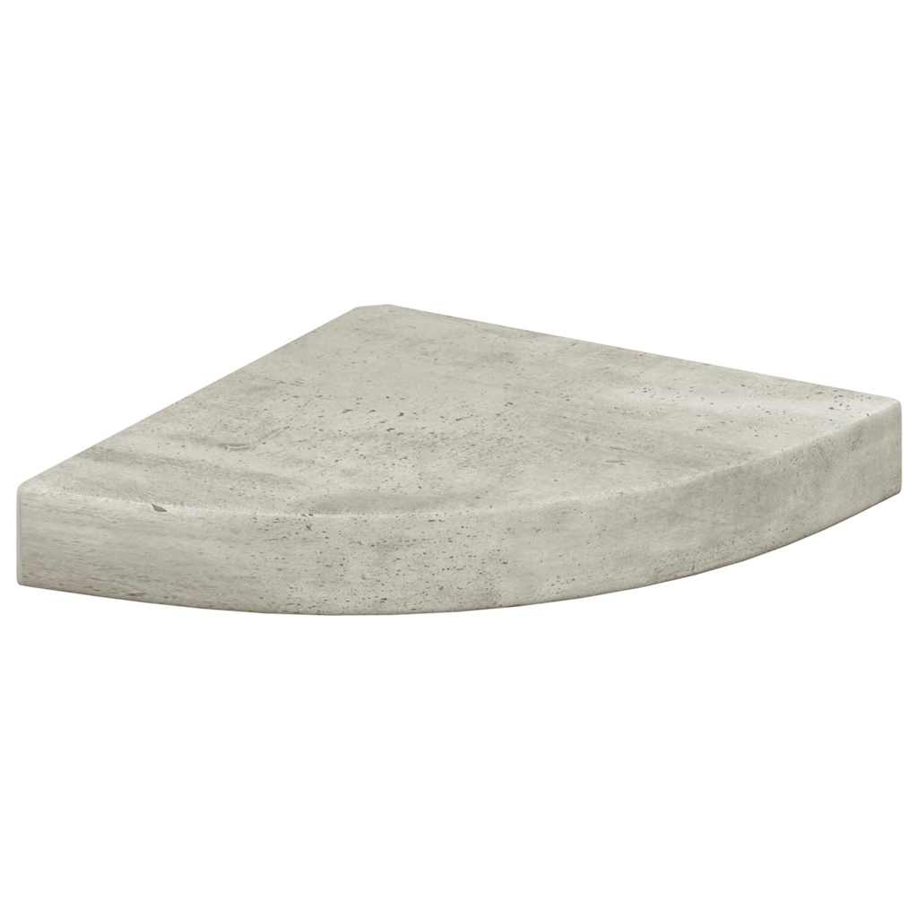 vidaXL Ράφια Τοίχου Γωνιακά 4 τεμ. Δρυς/Λευκό 25 x 25 x 3,8 εκ από MDF