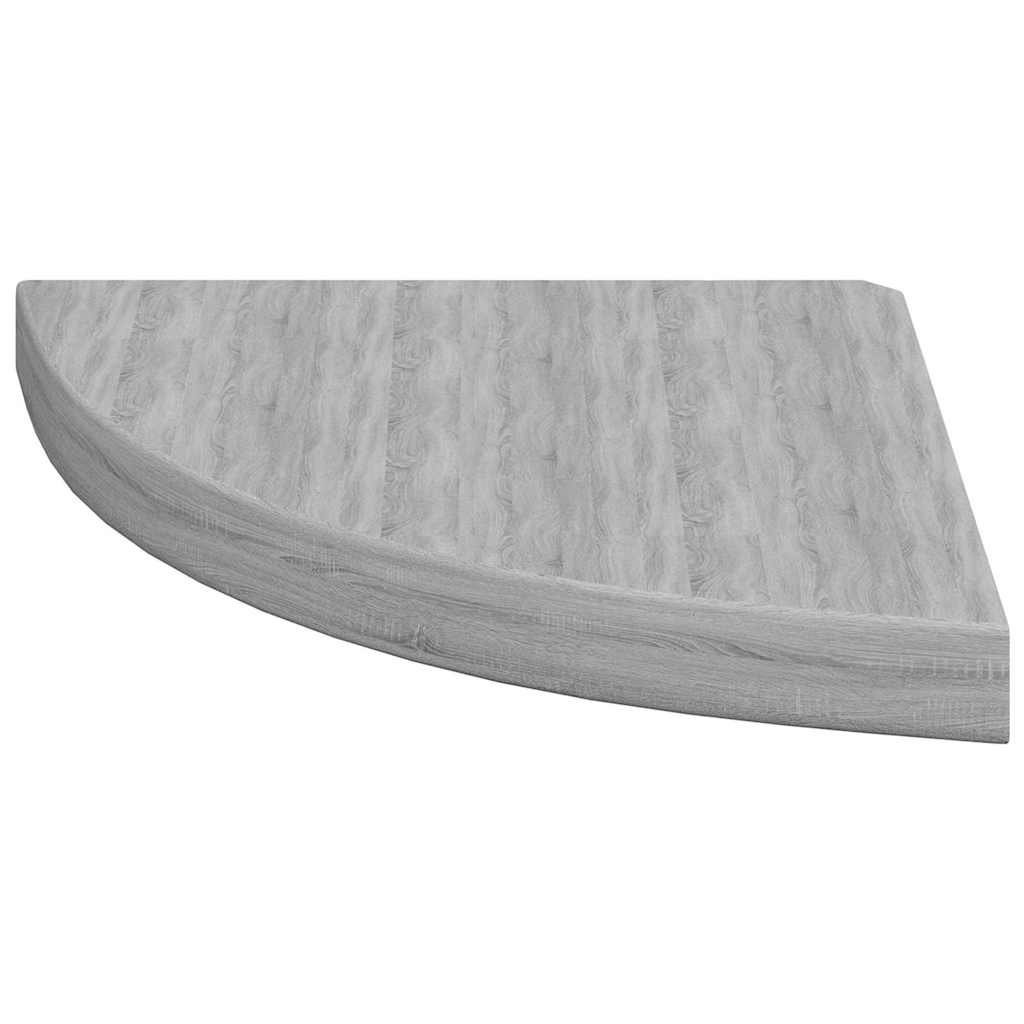 vidaXL Ράφι Τοίχου Γωνιακό Γκρι Σκυροδέματος 35x35x3,8 εκ από MDF