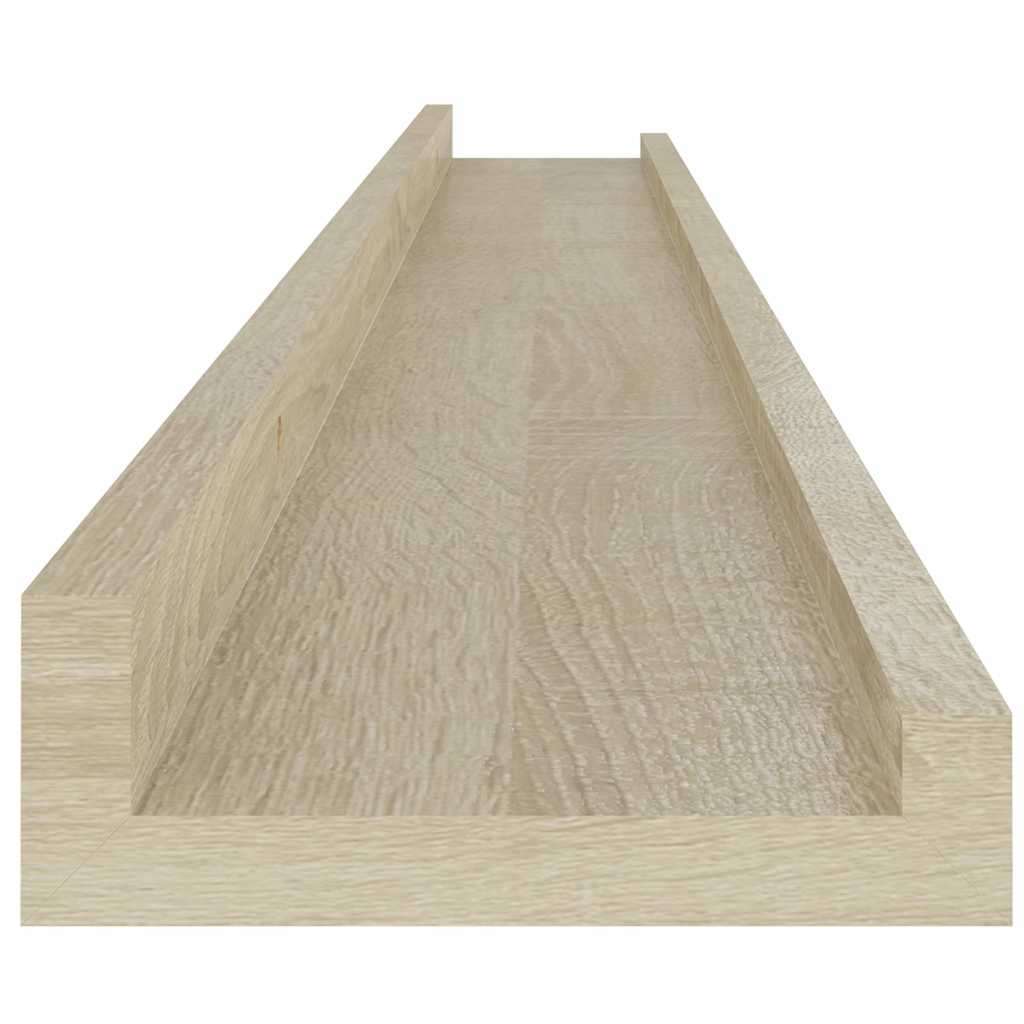 vidaXL Ράφια Τοίχου 4 τεμ. Sonoma Δρυς 100 x 9 x 3 εκ.