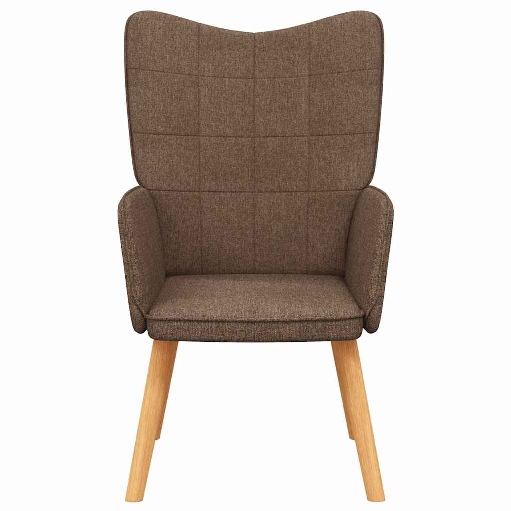 vidaXL Πολυθρόνα Relax Καφέ Υφασμάτινη