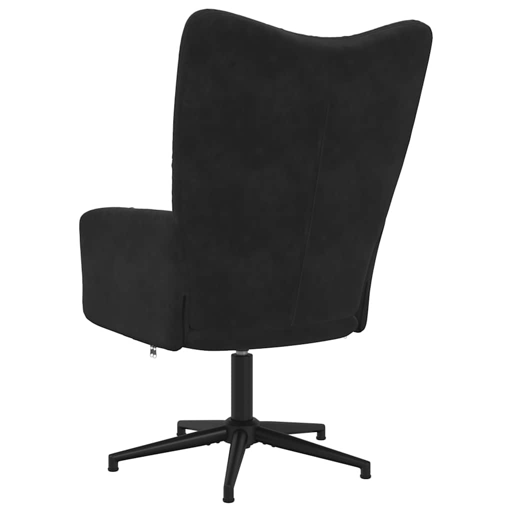 vidaXL Πολυθρόνα Relax Μαύρη Βελούδινη