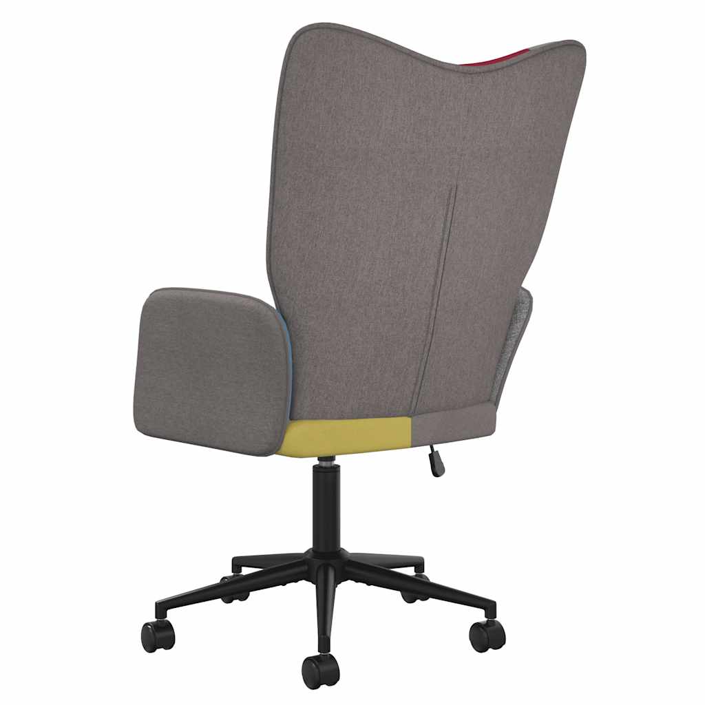 vidaXL Πολυθρόνα Relax Σχέδιο Patchwork Υφασμάτινη