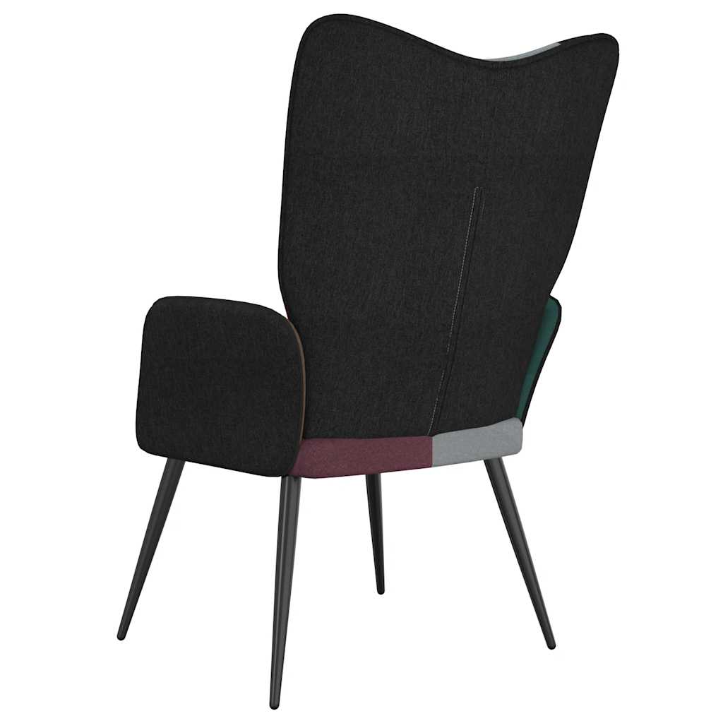 vidaXL Πολυθρόνα Relax Σχέδιο Patchwork Υφασμάτινη