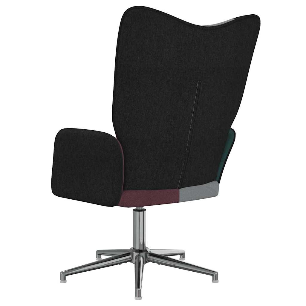 vidaXL Πολυθρόνα Relax Σχέδιο Patchwork Υφασμάτινη