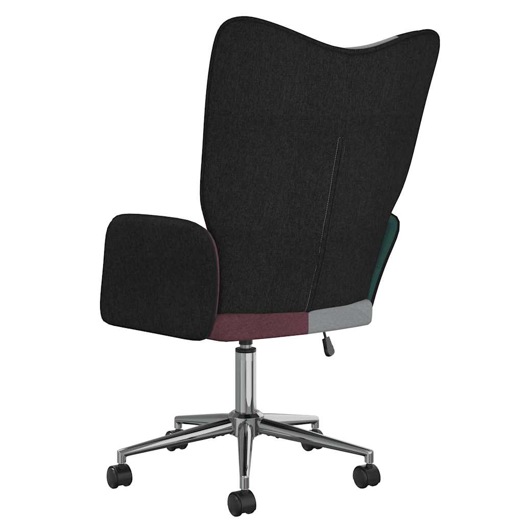 vidaXL Πολυθρόνα Relax Σχέδιο Patchwork Υφασμάτινη